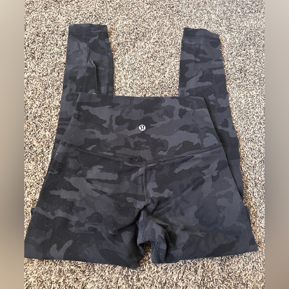 Lululemon Align Pant Super High-Rise 25” Incognito Camo Multi Grey - Picture 1 of 5